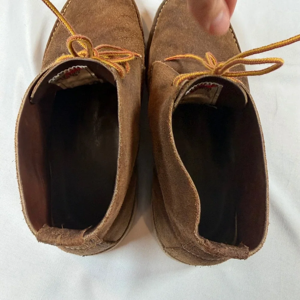 Red Wing Heritage 3321 Weekender Chukka Tan Brown Suede Made In USA Men's Sz 9.5